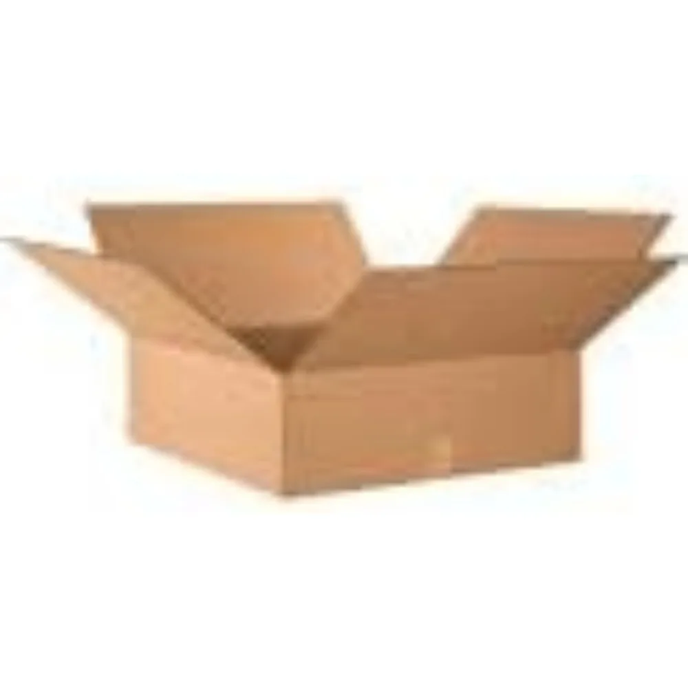 Large Storage Flat Boxes 24x24x8 Inches, 10 Pack, Space-Saving and Durable for Efficient Organization