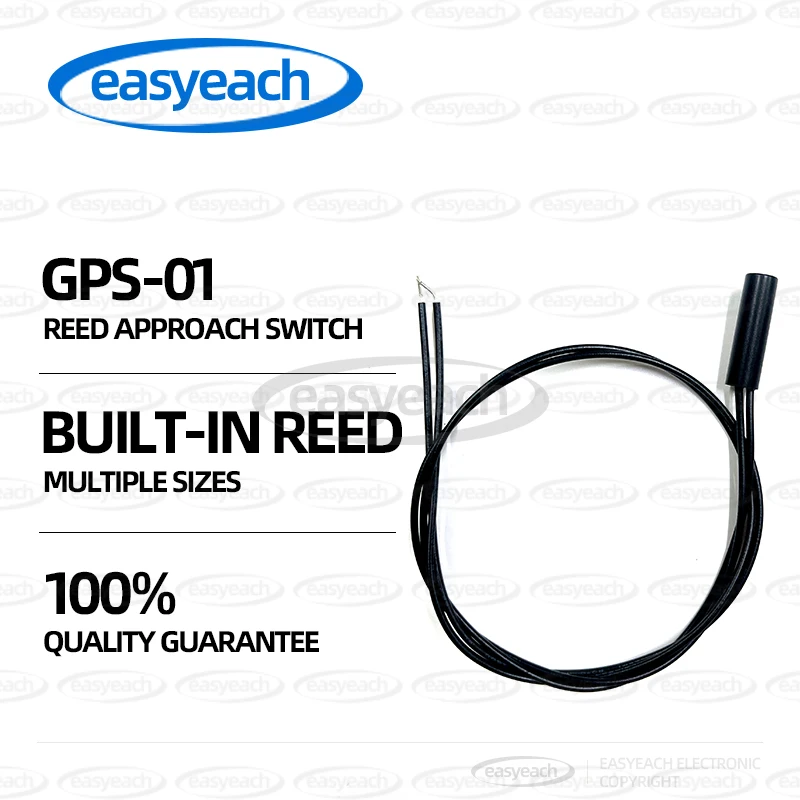 5pcs GPS-01 Reed switch 4x18mm 5x15/20/25mm 6x30/38mm NO/NC 6*38mmHP normally Open/closed Magnetron proximity Sensor GPS-01A /B