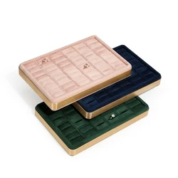 High Quality Rings Organizer Tray Large Capacity Packing Storage Box Jewelry Photo Props Wholesale Earring Stud Holder