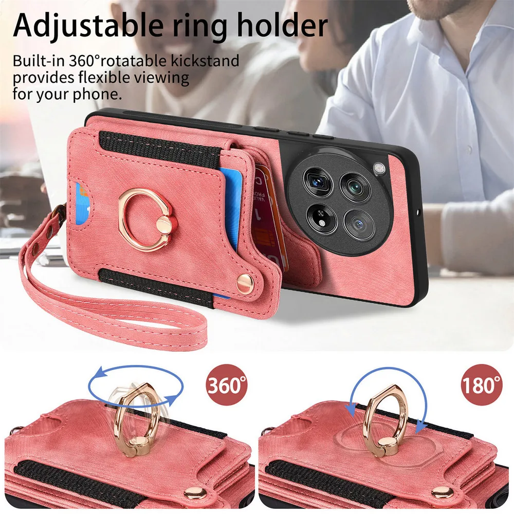 For Oneplus 15R 5G RFID Leather Wallet Funda for OnePlus 15R 15 12 13 13R ACE 5 Pro 6T Back Cover One Plus Nord N30 SE Etui - view 5