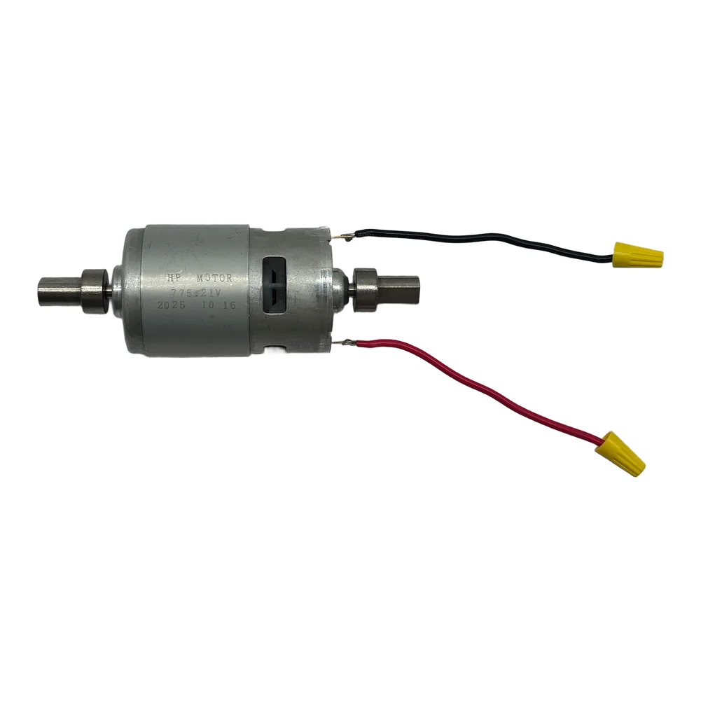 Dual Direction 775 Motor Unit for Power Grinding Applications Pre Assembled with Shaft and Metal Plastic Housing