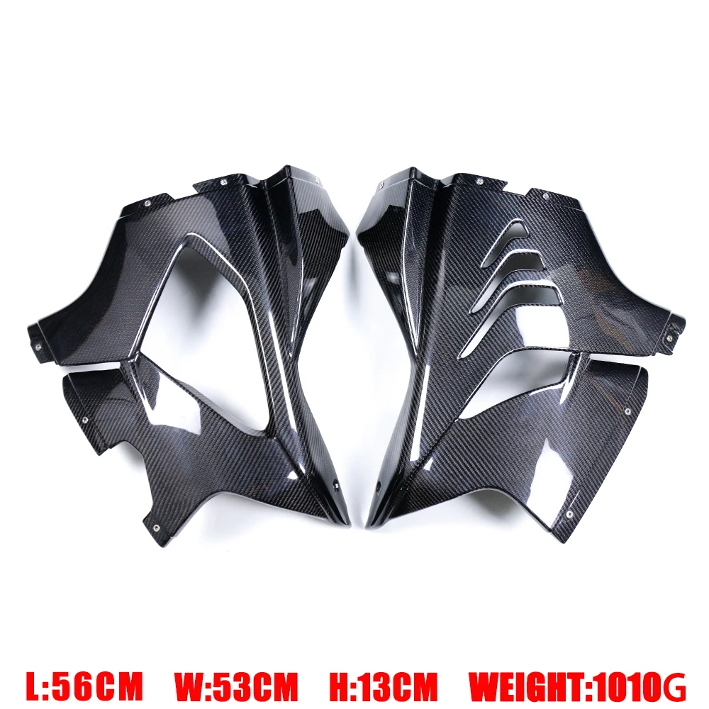 For BMW M1000RR 2025 motorcycle modification parts 100% carbon fiber winglets for body side panel belly Pan Racing