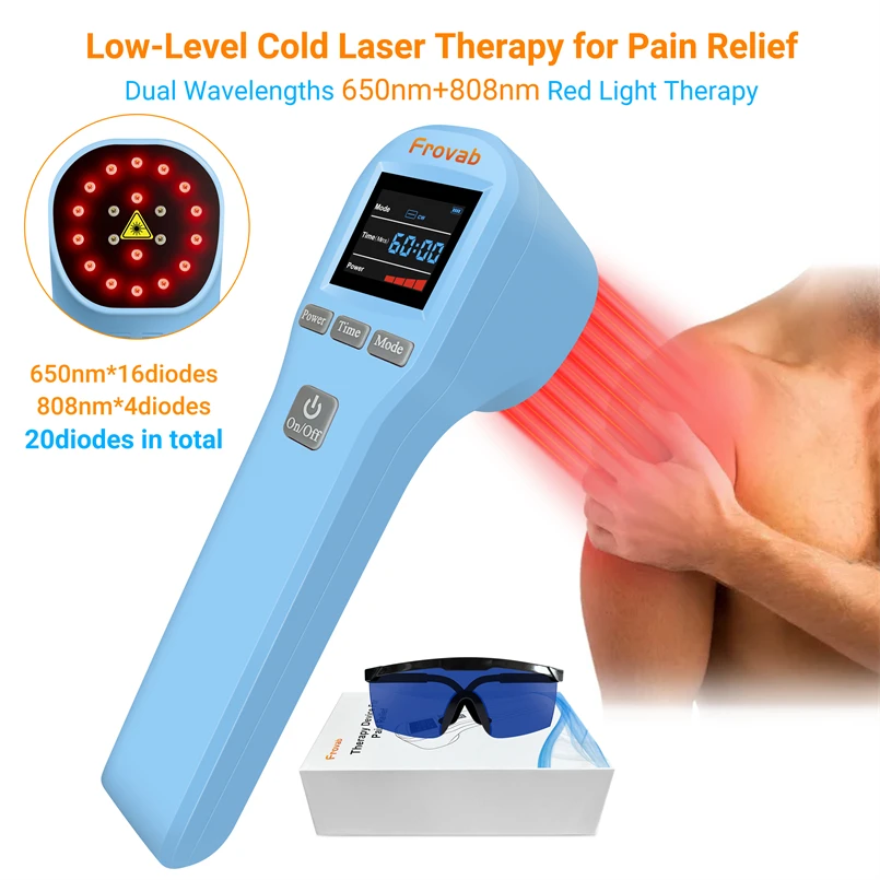 Low Level Laser Therapy Portable Hot Laser Therapy for Pain Laser Roller for Pain Laser Massage Therapy Machine for Hot Spots