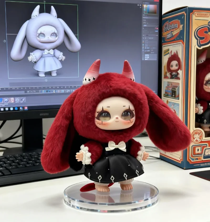 Autêntico shamarli guarda-roupa mágico caixa cega na moda figura de exibição boneca bonito presente boneca meninas