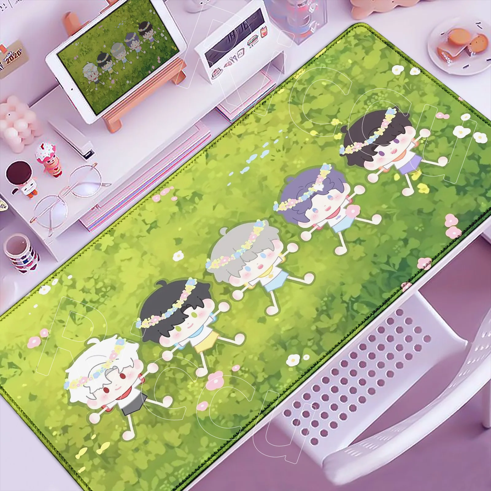 Cute Pretty Mouse Pad Anime Kawaii Mousepad PC Love and Deepspace Sylus Keyboard Pad Laptop HD Print Gamer Cabinet Desktop Mat