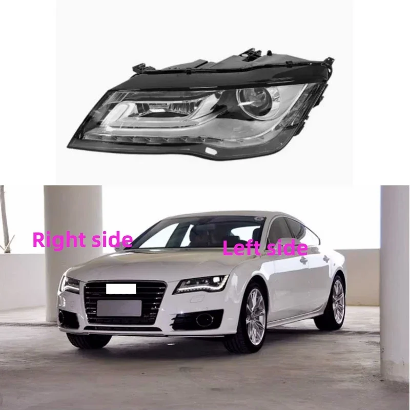 For Audi A7 2011 2012 2013 2014 Xenon Headlight Half-assembly Low and High with Headlights Half-assembly