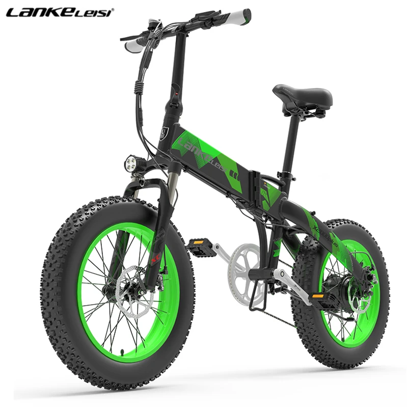 Lankeleisi X2000 Fat Tire Folding Electric Bike Adult 1000W Foldable Bicycle Electric City E-bike Urban E Bike