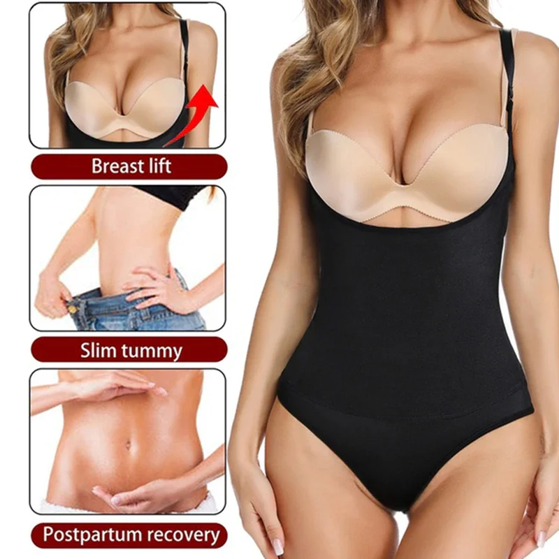 Latex Full Body Shaper Waist Trainer Smooth Underbust Slimming Underwear Bodysuits Shapewear Tummy Trimmer Women Corset