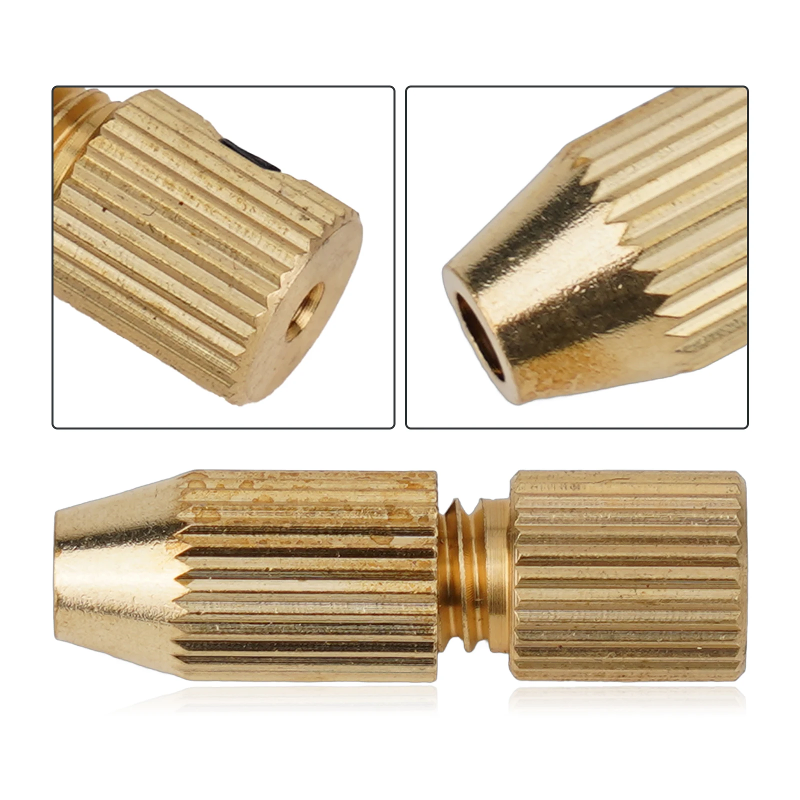 Imagem -05 - Mini Mandril para Ferramenta Rotativa Braçadeira do Eixo do Motor Adaptador de Mandris de Latão Ferramenta de Acesso ao Poder Buraco do Eixo 2.0 mm