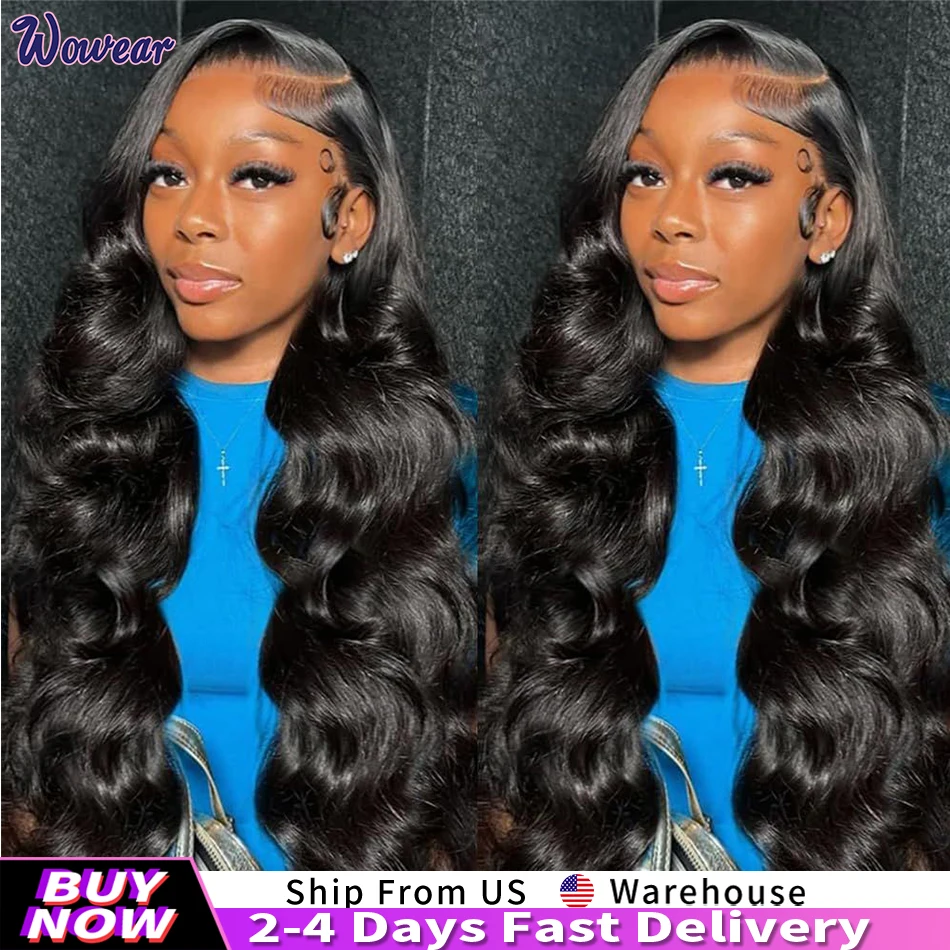 

Body Wave Human Hair Frontal Wigs Brazilian HD Transparent 13x6 HD Lace Front Human Hair Wigs Body Wave Pre Plucked 200 Density