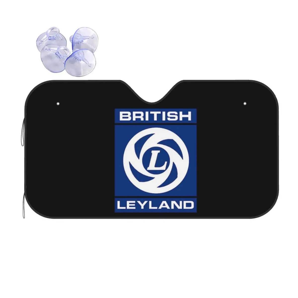 

Солнцезащитный козырек с логотипом British Leyland, лобовое стекло автомобиля, солнцезащитный козырек, аксессуары, чехлы