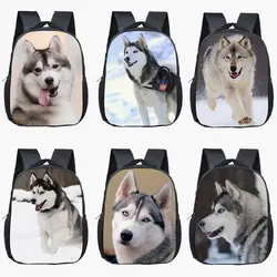 Lovely Tongue Out Husky Student Backpack Animal Print School Bag For Teenager Women Men Laptop Backpack Boys Girls Diaper Bag
