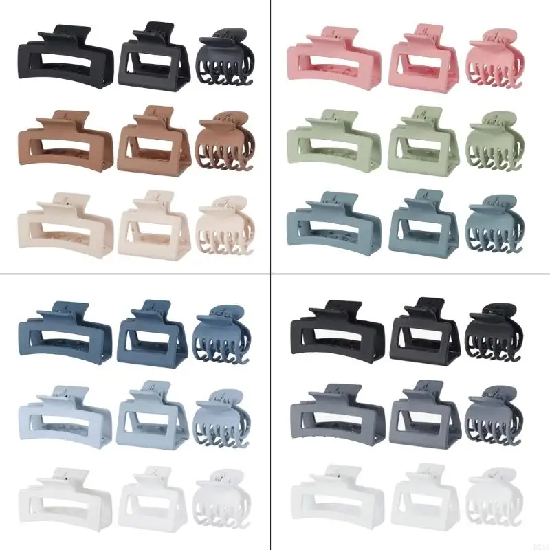 

DXAE Fashionable Wide Hair Barrettes Unique Brown Clamp Hairpin Hair Claw Stylish Wide Hair Accessory Casual Use