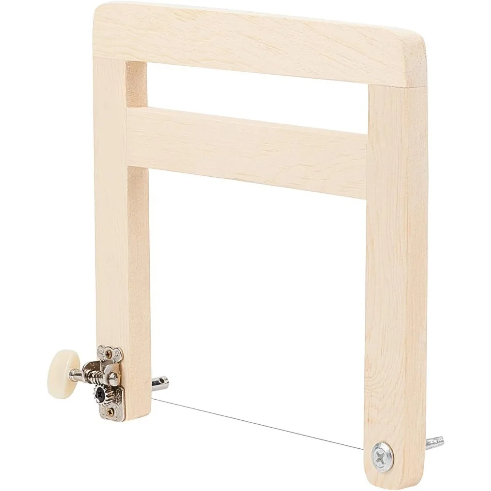 Wire Soap Cutter Slicer Wooden Handle Saw Soap Candle Slicing Tool Cutter Loaf Wire String Wire Cheese Slicer Cheese Cutters
