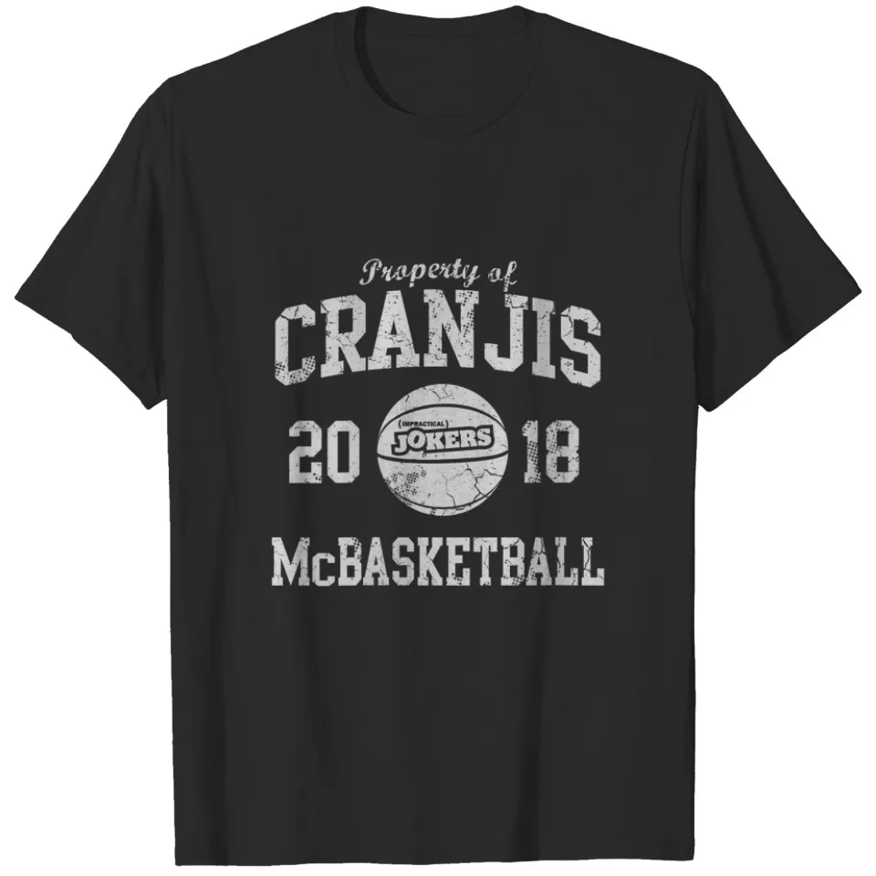 Impractical Jokers Cranjis McBasketball 7352 T-Shirts Slim Fit Brand