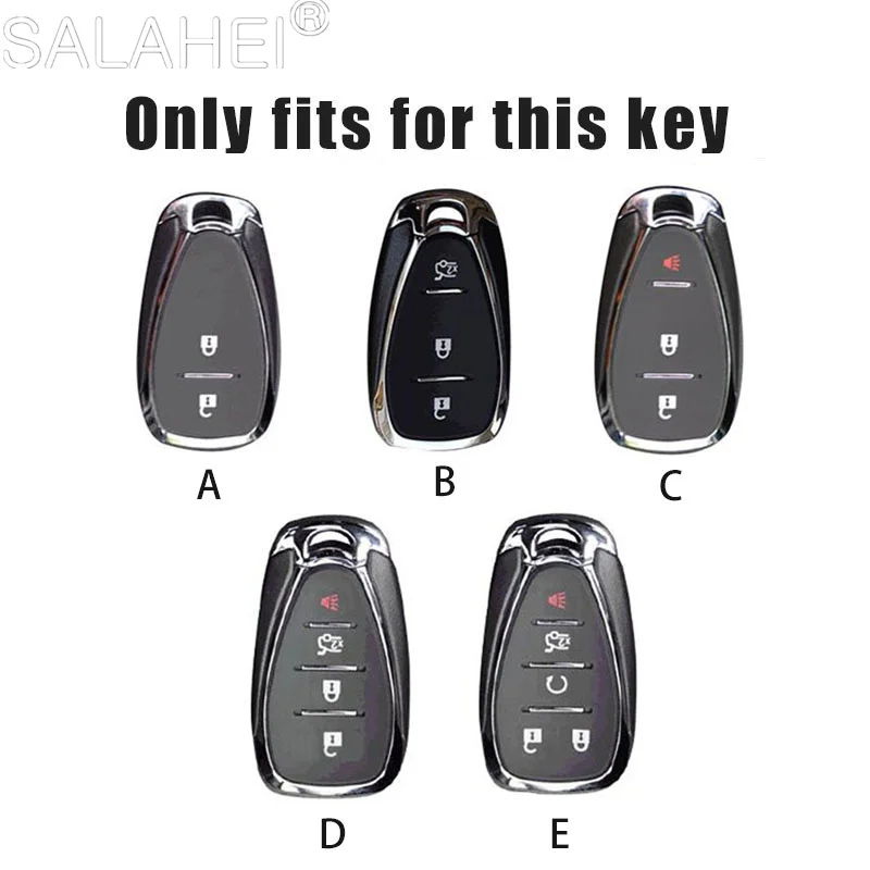 ABS Car Key Cover Case for Chevrolet Onix Equino Orlando Cruze Spark Sonic Camaro Volt Bolt Trax Malibu Blazer Traverse Seeker