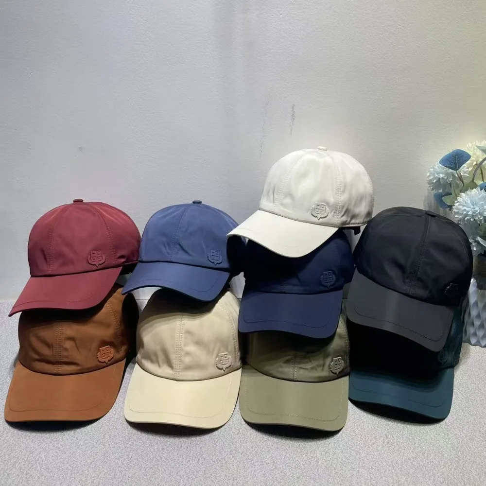 

Casual curved brim duckbill cap for men and women, simple business style, sun shading and windproof, four season baseball cap