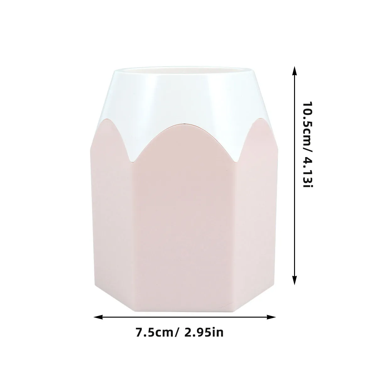 Large Pencil Pot Pink Stationery Pen Holder Desk Organizer Pencil Container Pen Pot for Home Office Decoration