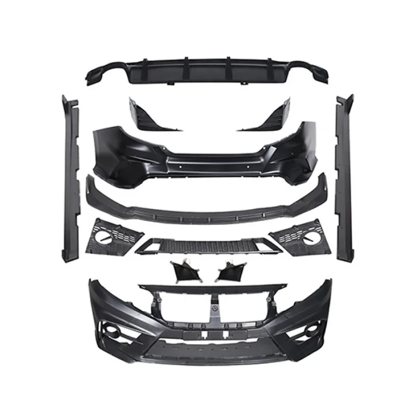 

Yofer 10th gen 2016 2017 2018 2019 2020 auto bumpers diffuser lip side skirts accessories body kit car bumpers for