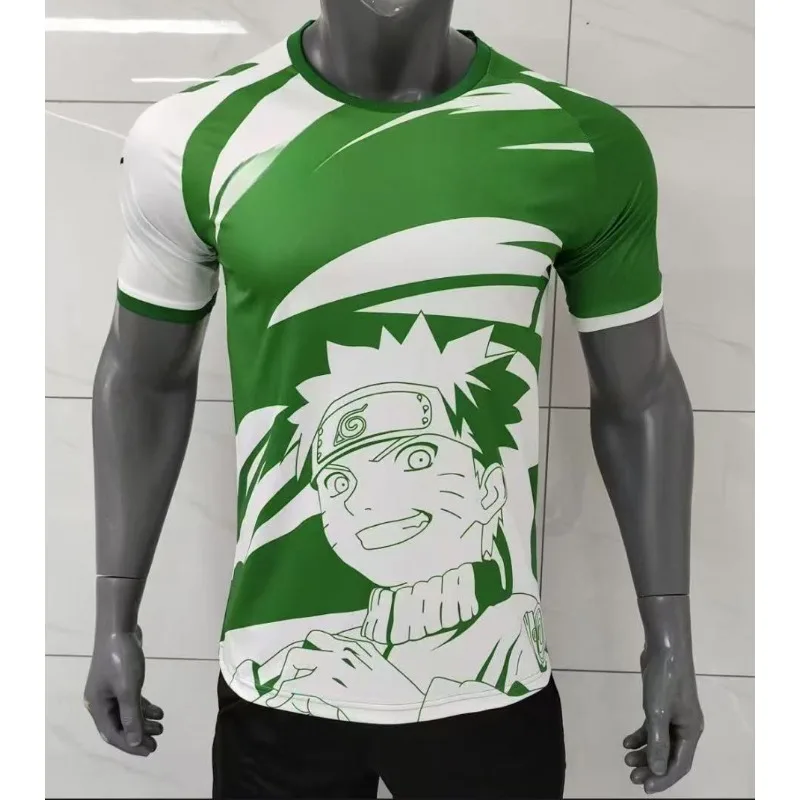 

Новинка 2023 года, летние футболки Наруто Узумаки Наруто, легкие дышащие топы в стиле аниме, тренировочная одежда в стиле ретро, быстросохнущая спортивная одежда
