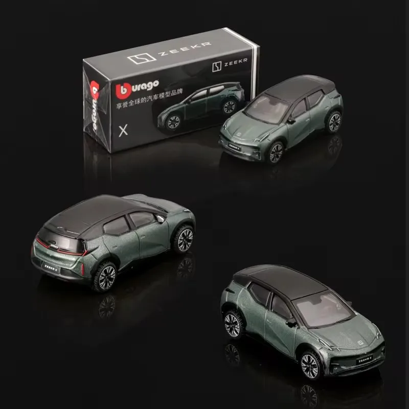 Liga miniatura Diecast modelo carro brinquedos, Bburago, L Zeeker 009 Geely, Monjaro, Suv, Mewtwo Co 09, presente de Natal, 1:64, em estoque