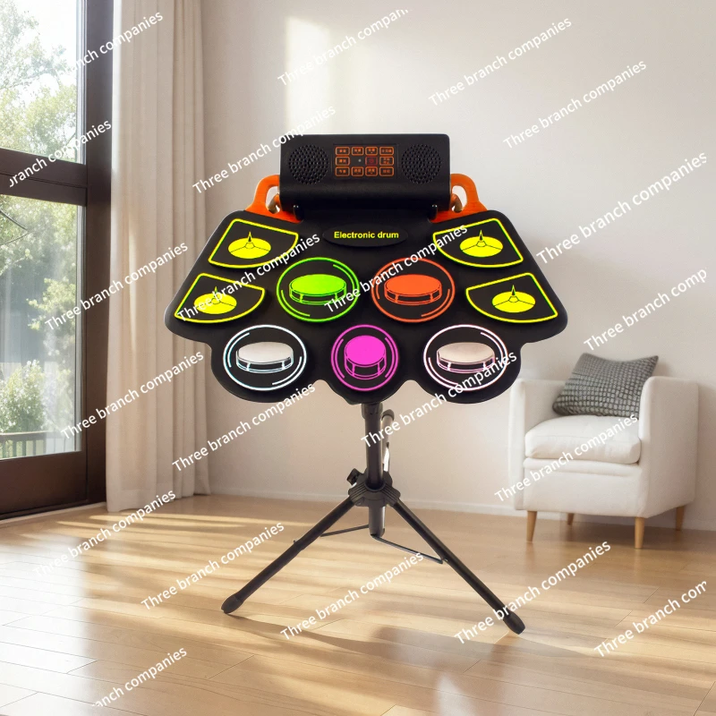 

Electronic drum set Drum toy Portable electric drum home practitioner