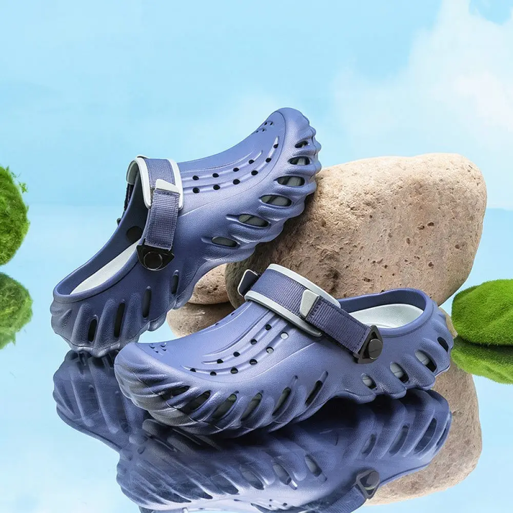 Mens Summer Sandals Breathable Lightweight Eva Clogs Waterproof Anti Slip Outdoor Beach Shoes Casual Footwear