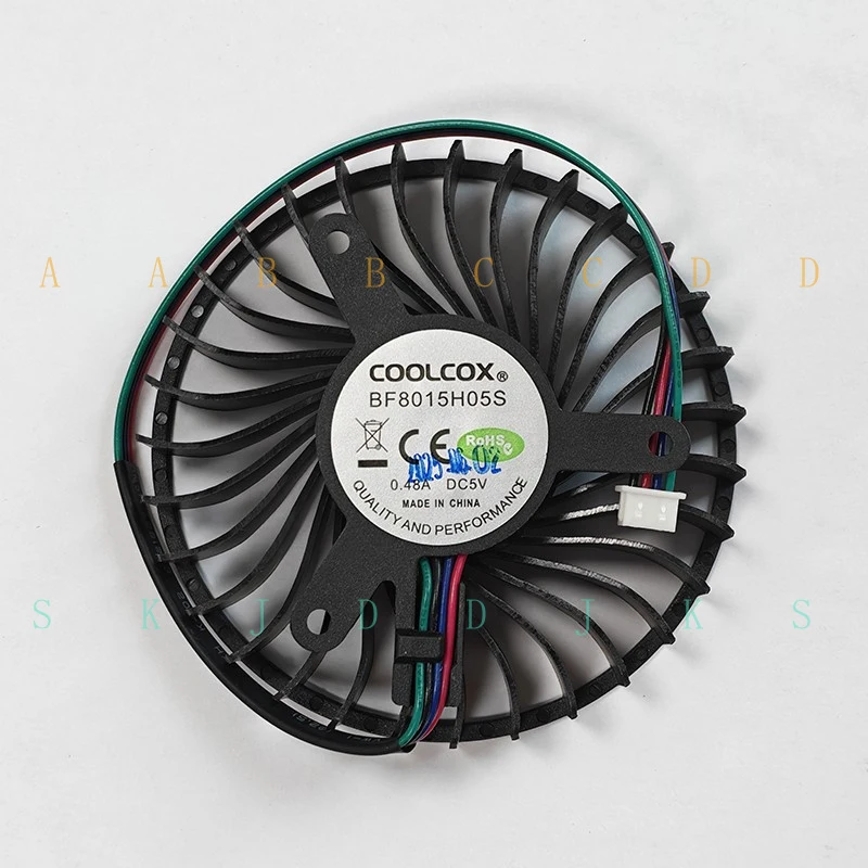 

M 1 Pc. New BF8015H05S Cooling Fan DC5V 0.48A Spacing 39mm Dia. 6.43CM 4Pin