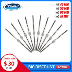 10PCS RC TG Pull Bar aereo In Acciaio Inox Entrambi Estremità Filettatura Push Rods M3 Multi Lunghezza Biella per Rc Modello di Barca Aereo Auto