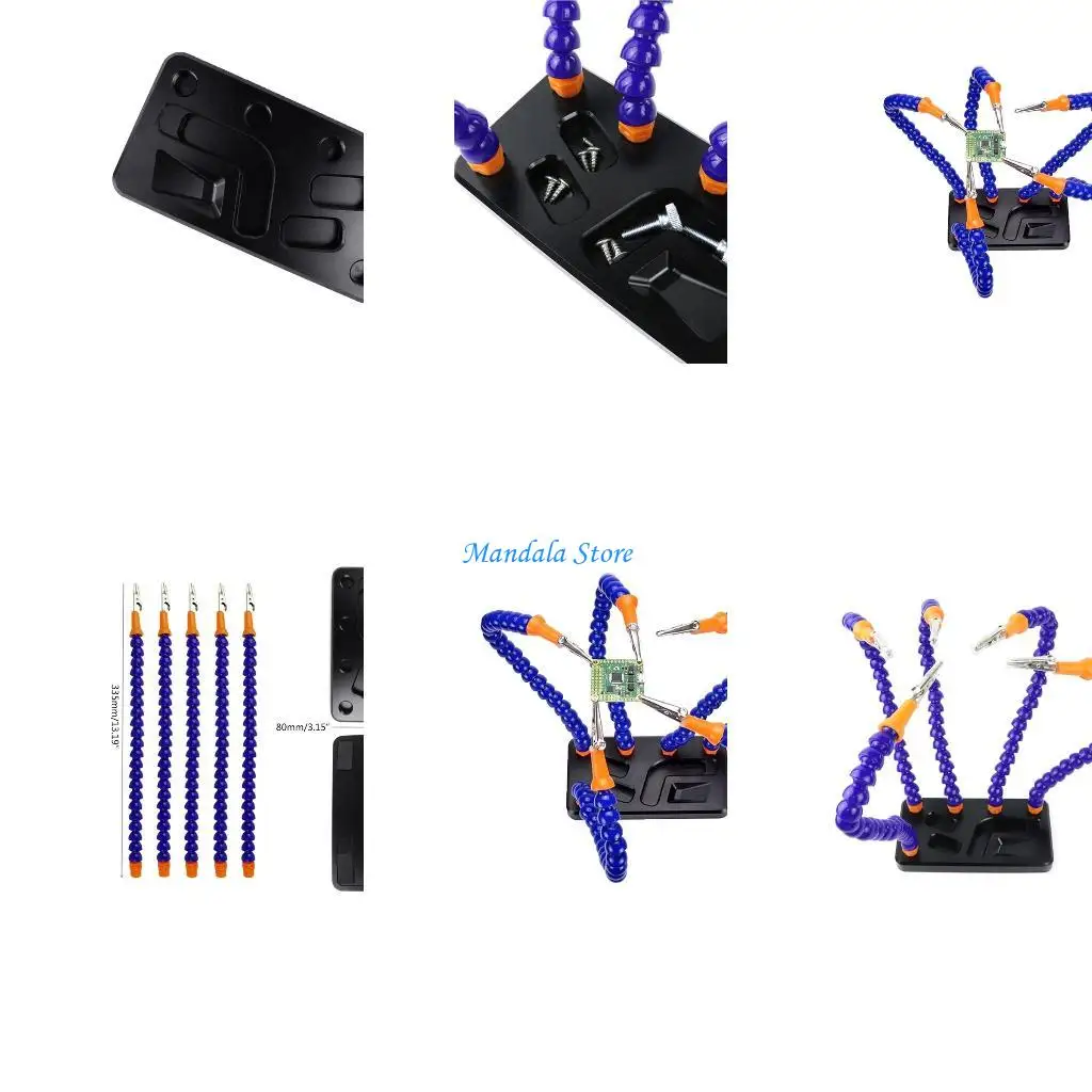 

U2JC Flexible Helping Hands Soldering Third Hand Soldering Station Tool Stable Base