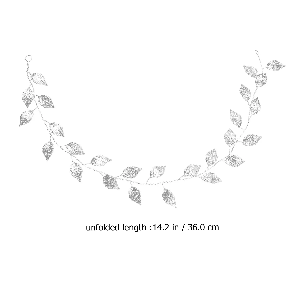 

Leaf Hair Band Women Wedding Headband Silver Bridesmaid Fashion Accessories Bridal Hoop Long Lasting Use Exquisite Details