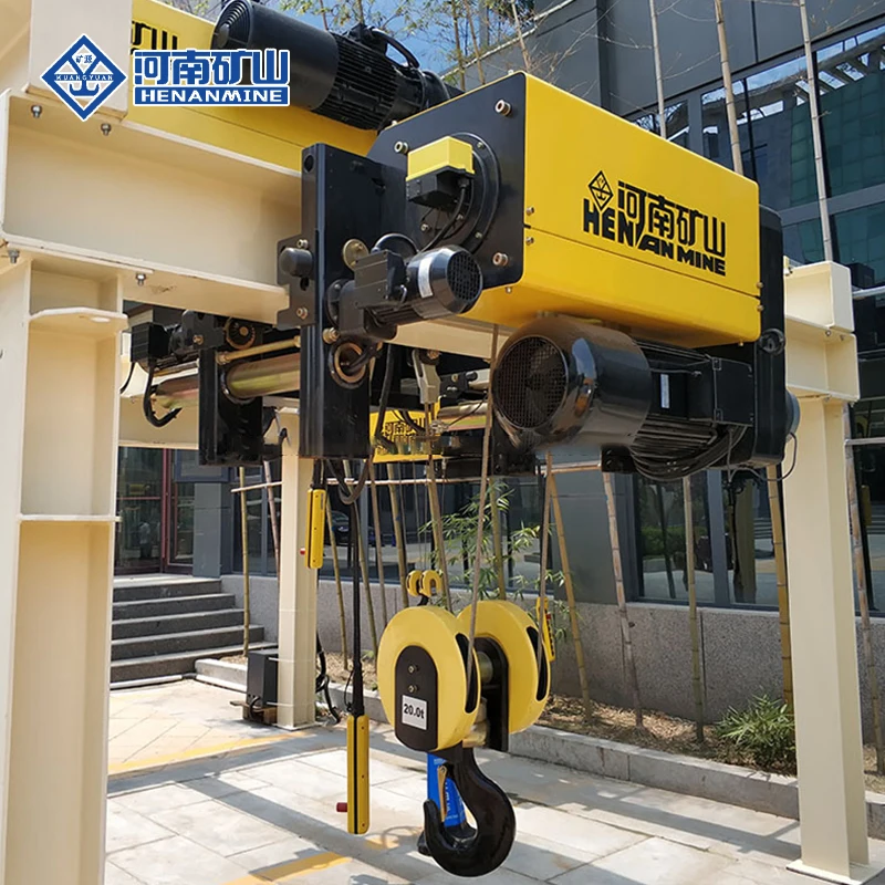 Hot Sale KS Model Electric Travelling European Style Wire Rope Hoist 3.2Ton 5Ton 10Ton with Remote Control