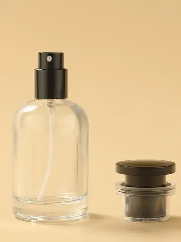30ML Atomizer Perfume Spray Bottle For Travel Clear Empty Cologne Dispenser Portable Glass Sprayer For Toner Cosmetics