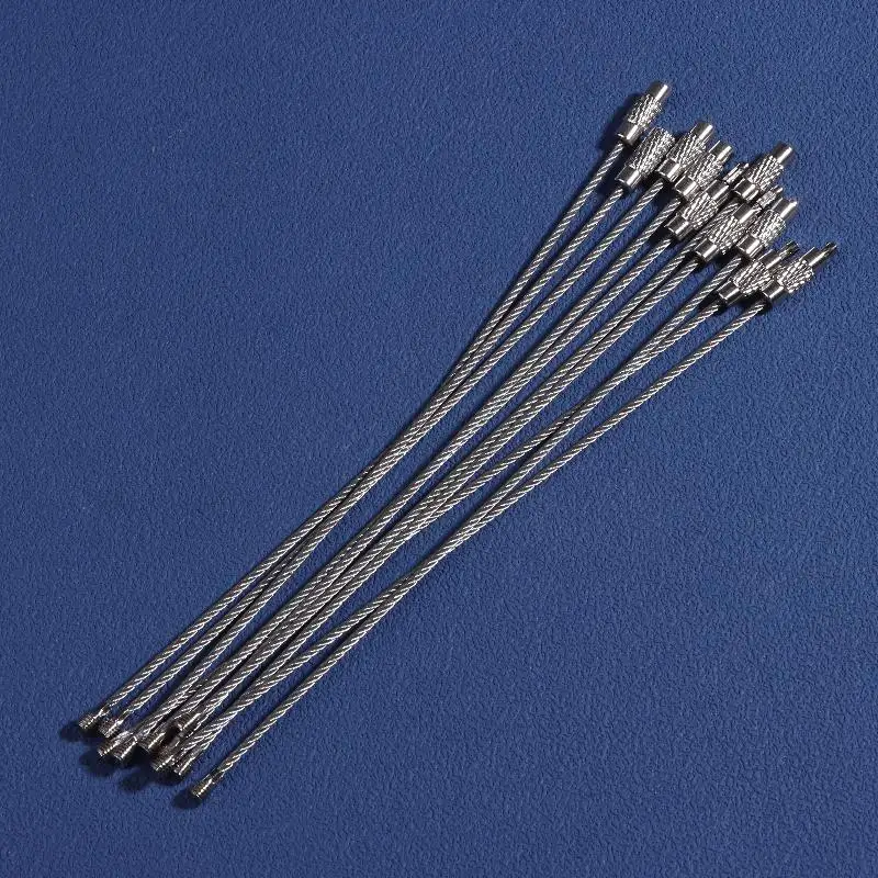 10/20/30 قطعة سلك حبل حلقة تسلق التخييم التنزه الأدوات متعددة سلسلة مفاتيح من الفولاذ المقاوم للصدأ عدة في الهواء الطلق حقيبة السفر حلقة تسلق كليب #5