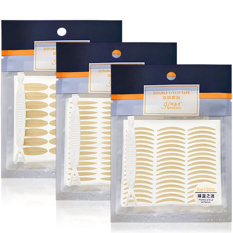 120개입 처진 눈꺼풀 패치 방수 무접착 투명 쌍꺼풀 스티커 자연스러운 눈꺼풀 처짐 방지