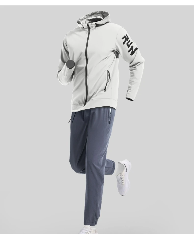 2025 Spring Summer Autumn Green Professional Outdoor Fitness Clothes Set Men Black Light Gray Quick Dry Running Sports Suit