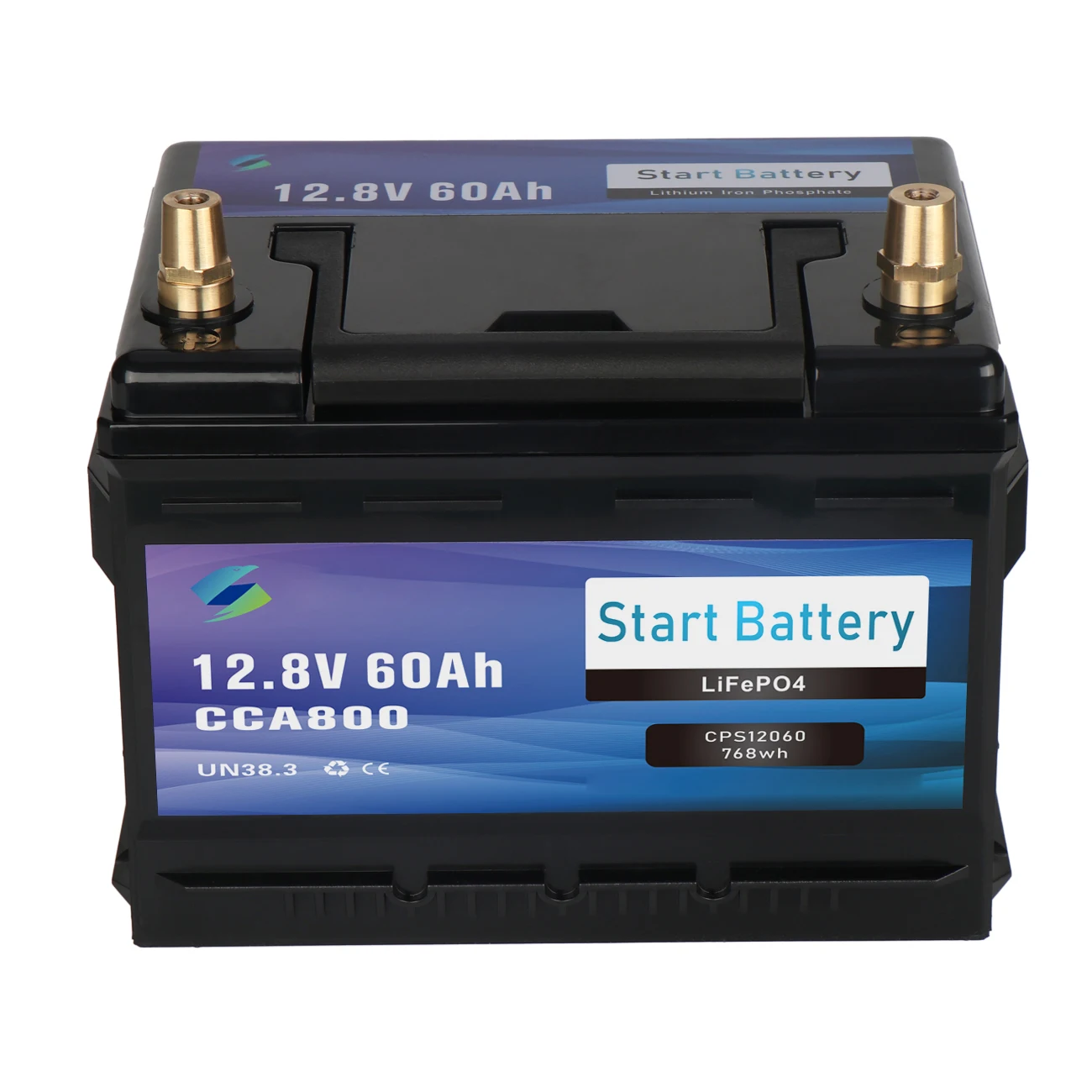 

12.8V 56Ah Stop Start 12V Lithium Starter Battery Automotive Starter Battery