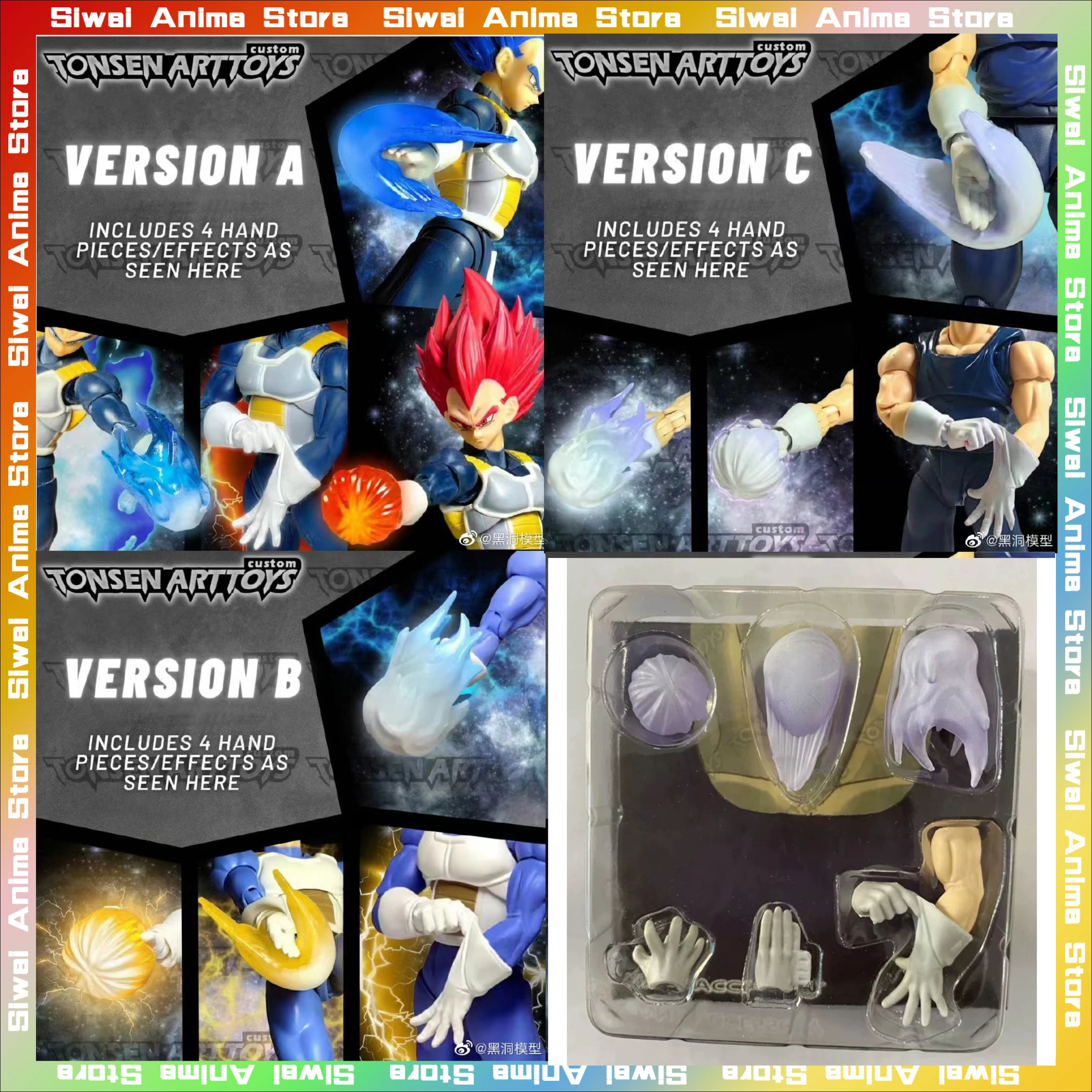 

Tonsenarttoys Dragon Ball Z Vegeta аксессуары для скульптуры жестов посылка S.H.Figuarts аниме фигурки коллекция модель подарок