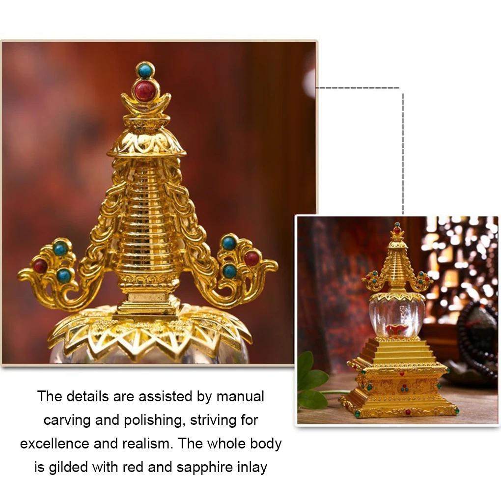 Alloy Exquisite Craft Tibetan Buddhist Statue Cleansing Negativity With Soothing Energy Healing Buddhism
