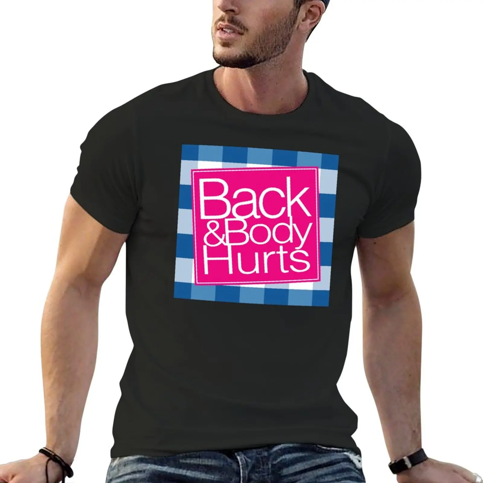 

Back & Body Hurts T-Shirt anime custom shirt mens t shirt graphic