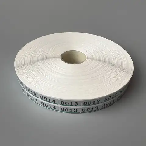 Twin Check Labels 0001-5000 for Minilabs Mervyns