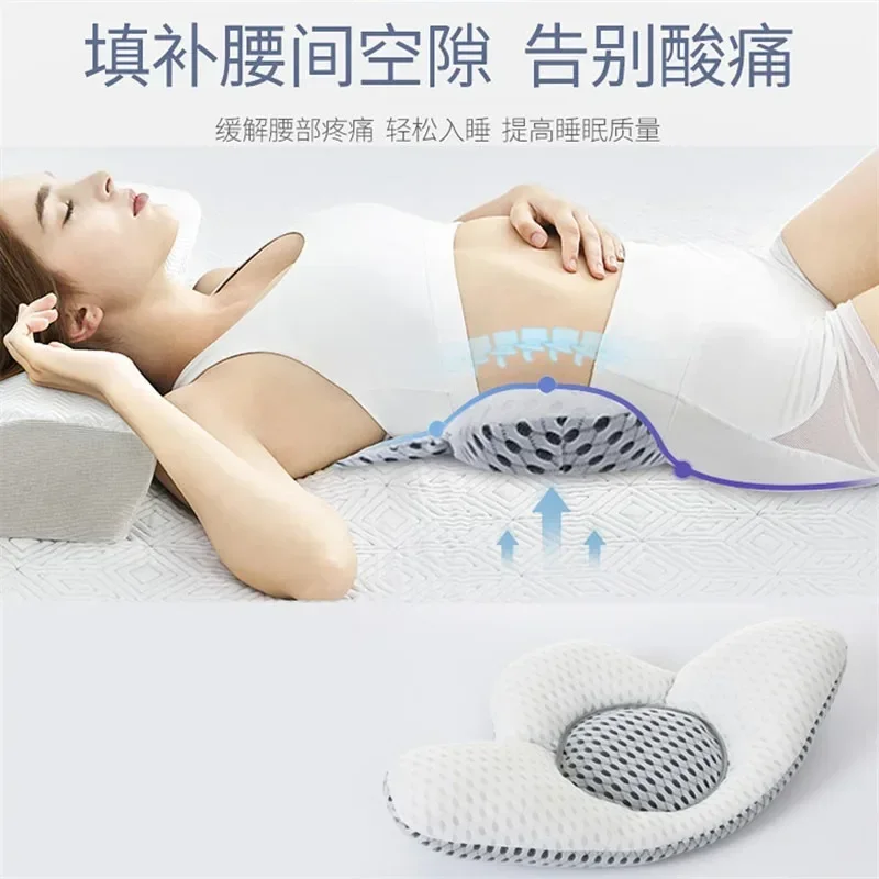 

Buckwheat Waist Pillow Sleep Bed Back Pregnant Women lumbar Support Lumbar For Home Prevent Muscle Strain