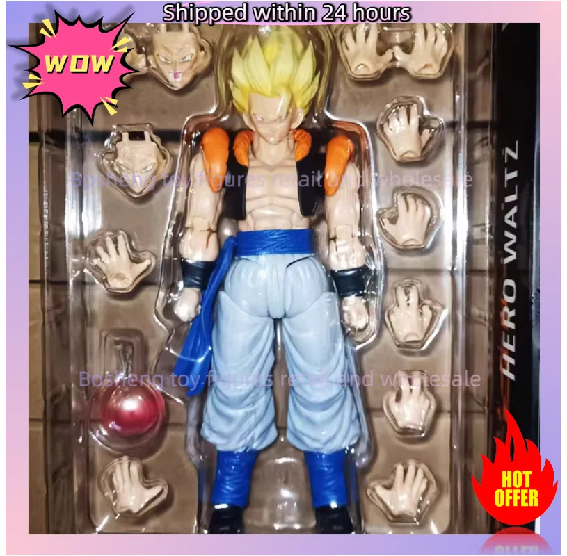 Original Demoniacal Fit Gogeta 3.0 Body Dragon Ball Z Hero Waltz SHF Gogeta Super Saiyan Figurine Anime Action Model Toys view 5