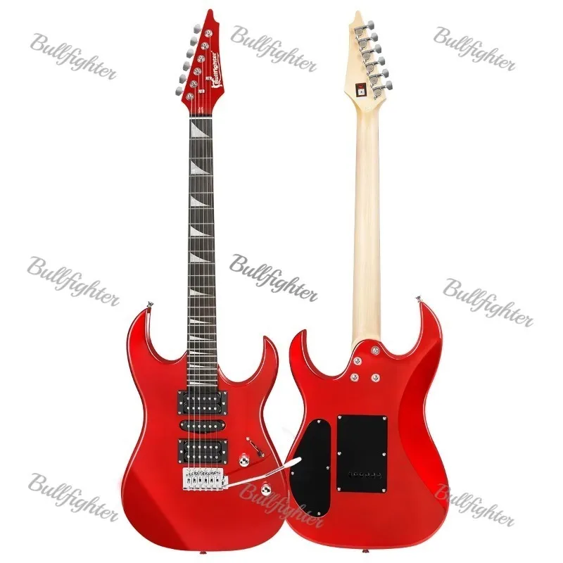 Bullfighter Electric Guitar Stringed Instruments Canadian Maple Customized Logo High Glossy 22 Frets Basswood 6 String