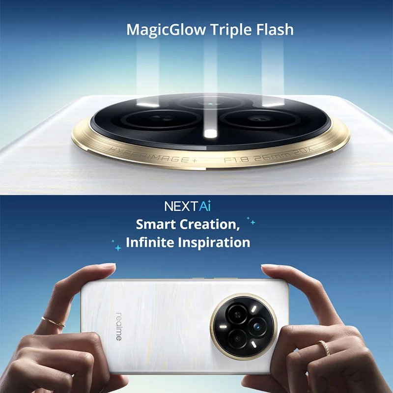 New Original realme 14 Pro 5G Phone 6.67" NFC Dimensity 7300 Energy 8GB RAM 256GB ROM 6000mAh Battery 50MP OIS Camera Smartphone