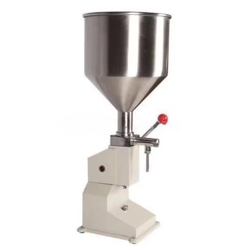 Hand Press Bottle Filler Machine for Cream Shampoo Honey Cosmetics High Viscosity Liquid