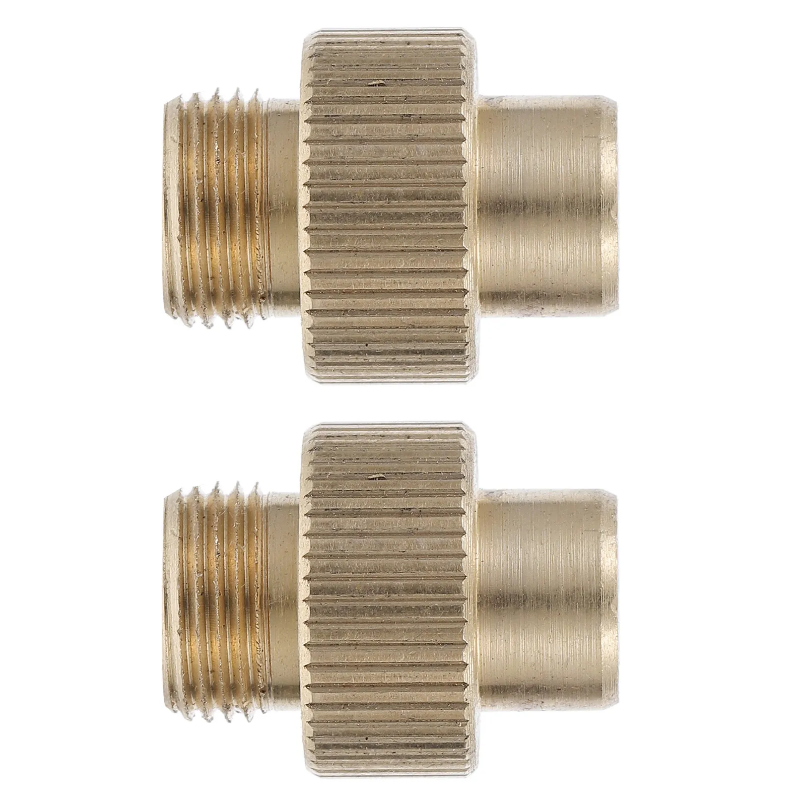 2Pcs Heavy Duty Copper Internal Thread External Thread Gas Adapter for Outdoor Camping Stove Portable Compact Gas Tank to Stove