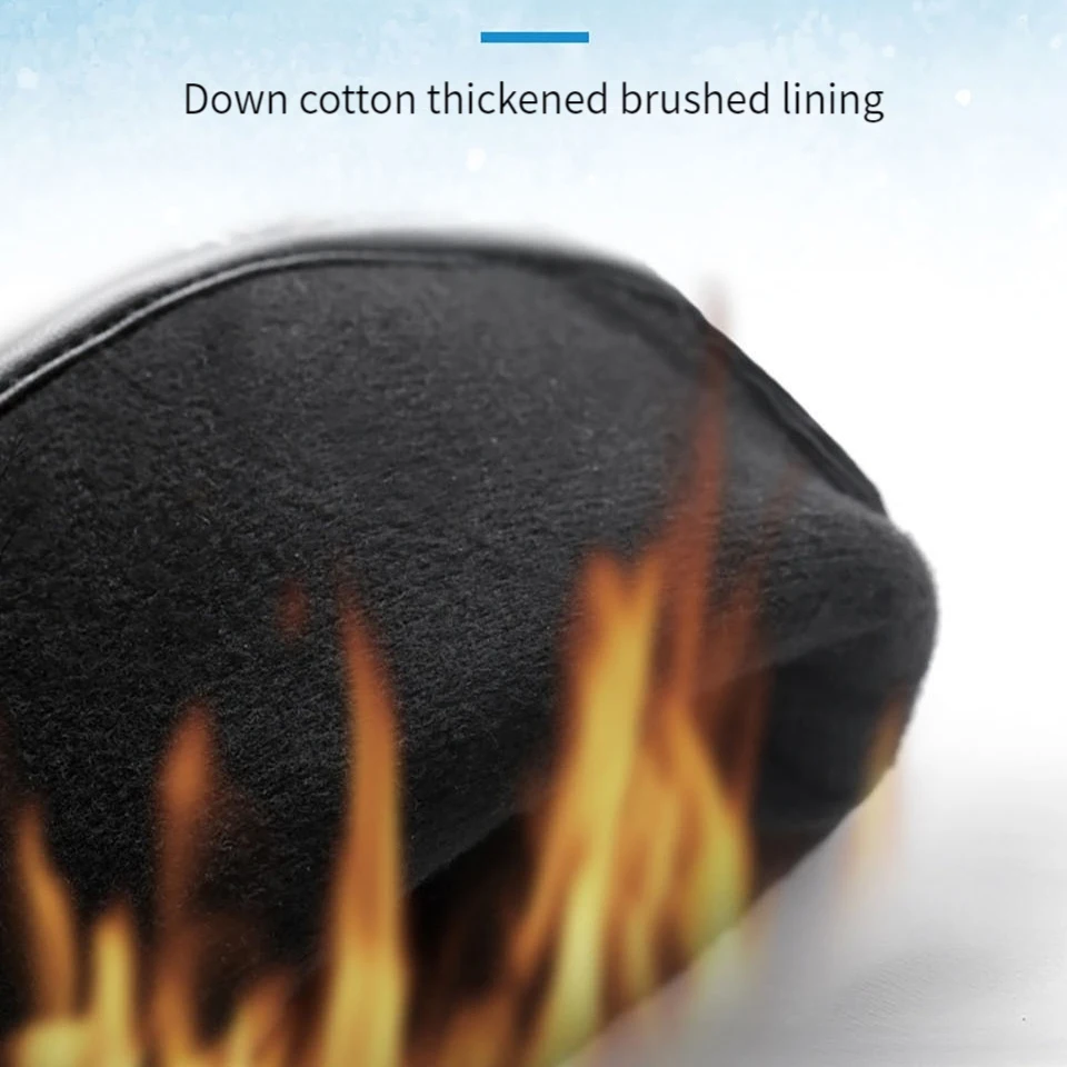 겨울 터치 스크린 보호 장갑 유니섹스 야외 스키 하이킹 두꺼운 벨벳 풀 핑거 장갑 사이클링 러닝 보온