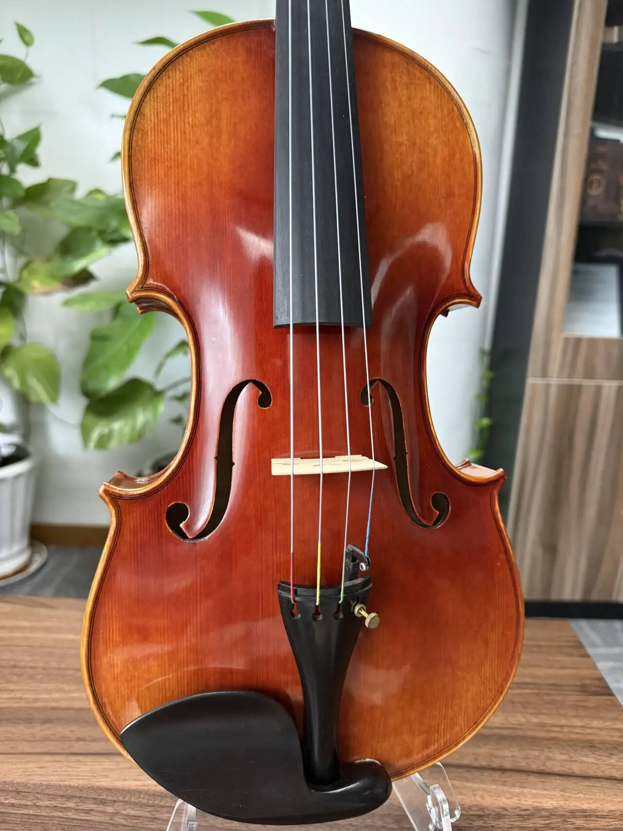 Tongling - High end craft viola 15-16.5 inches, handmade viola retro oil varnish viola, natural dry maple wood with case and bow
