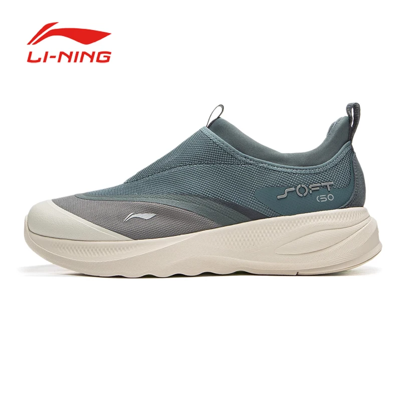 LI NING SOFT GO2 Men's 2025 New Trendy Slip-On Casual Lightweight Sport Shoes
